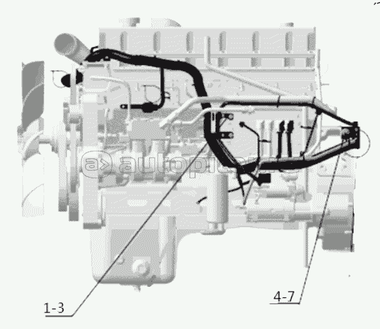 ENGINE WIRING HARNESS ACCESSORIES (X3000/WP12E50/FHQ)