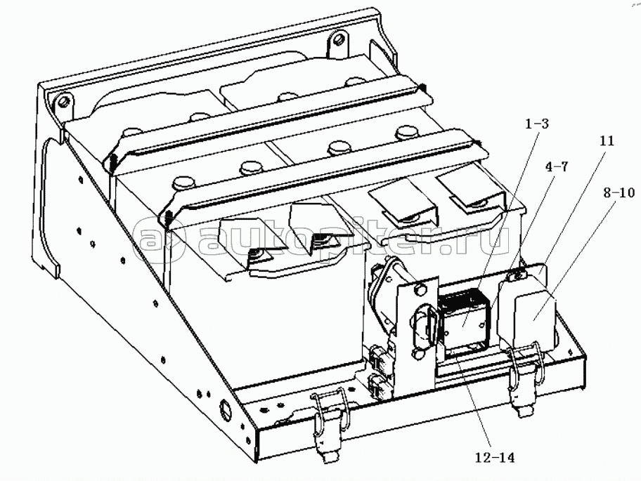 CHASSIS ELECTRICAL APPLIANCES/WP12E40/8X4/CBCU/LARGE INTEGRATED SCR/INTEGRATED UREA TANK