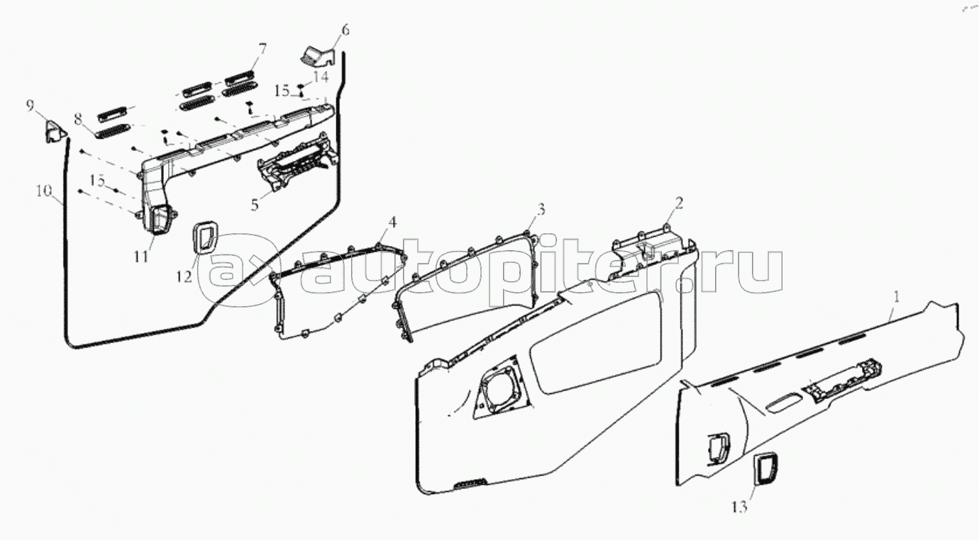 RIGHT DOOR INNER PANEL ASSENBLY (ELECTROMOTION)