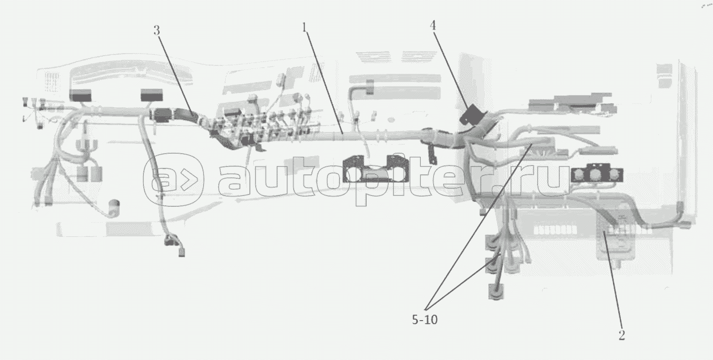 CAB WIRING HARNESS (IN INSTRUMENT PANEL)
