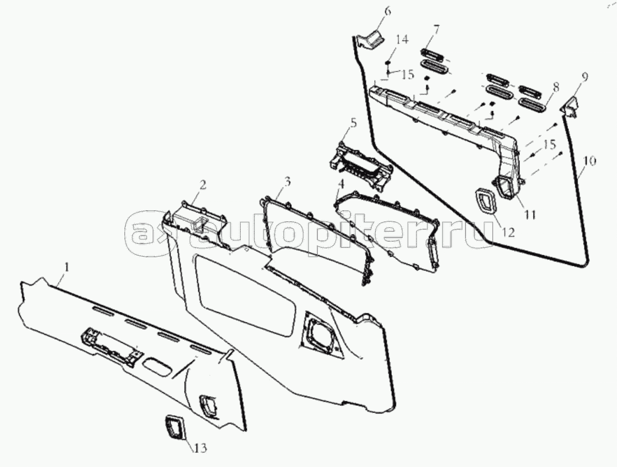 LEFT DOOR INNER PANEL ASSENBLY (ELECTROMOTION)