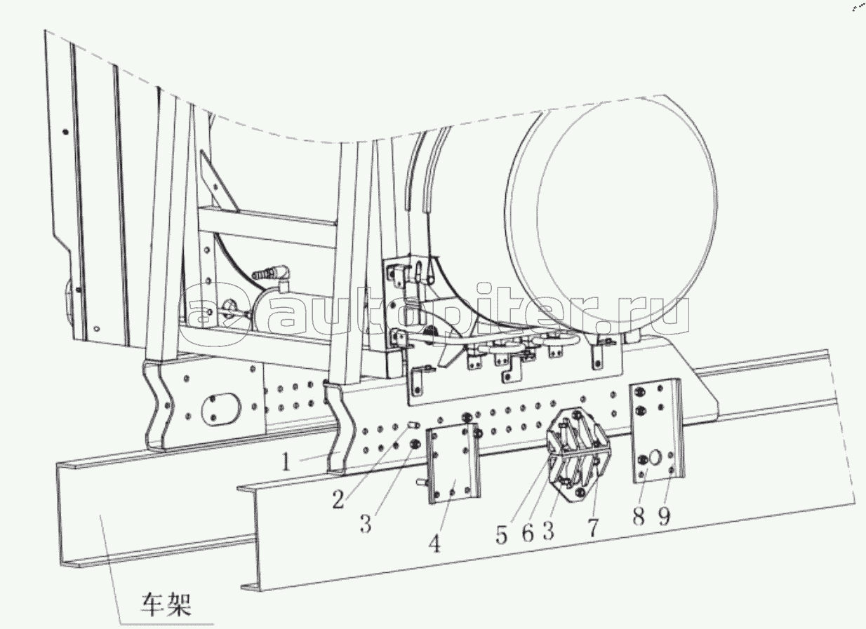 LNG SYSTEM INSTALLATION (GAS CYLINDER INSTALLATION DIAGRAM)