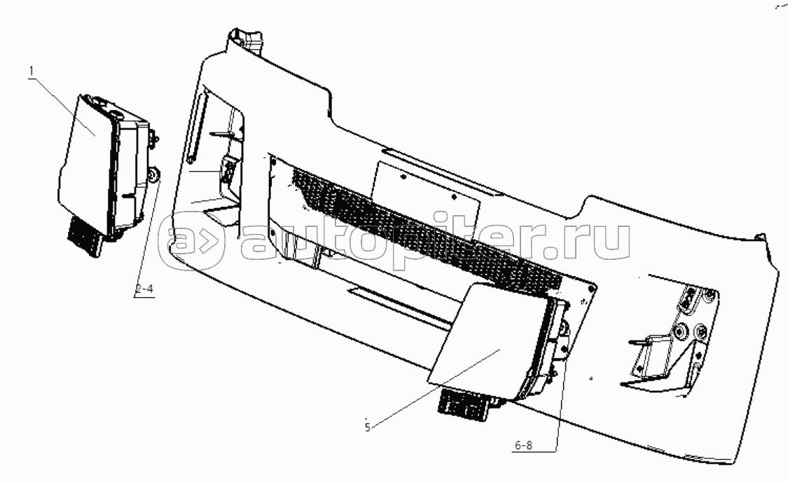CHASSIS LIGHTING/GLASS FIBER REINFORCED PLASTIC BUMPER/DAYTIME RUNNING LIGHTS/YELLOW HIGH-INDICATOR LIGHTS/MAN TAIL LIGHTS/COLD ZONE