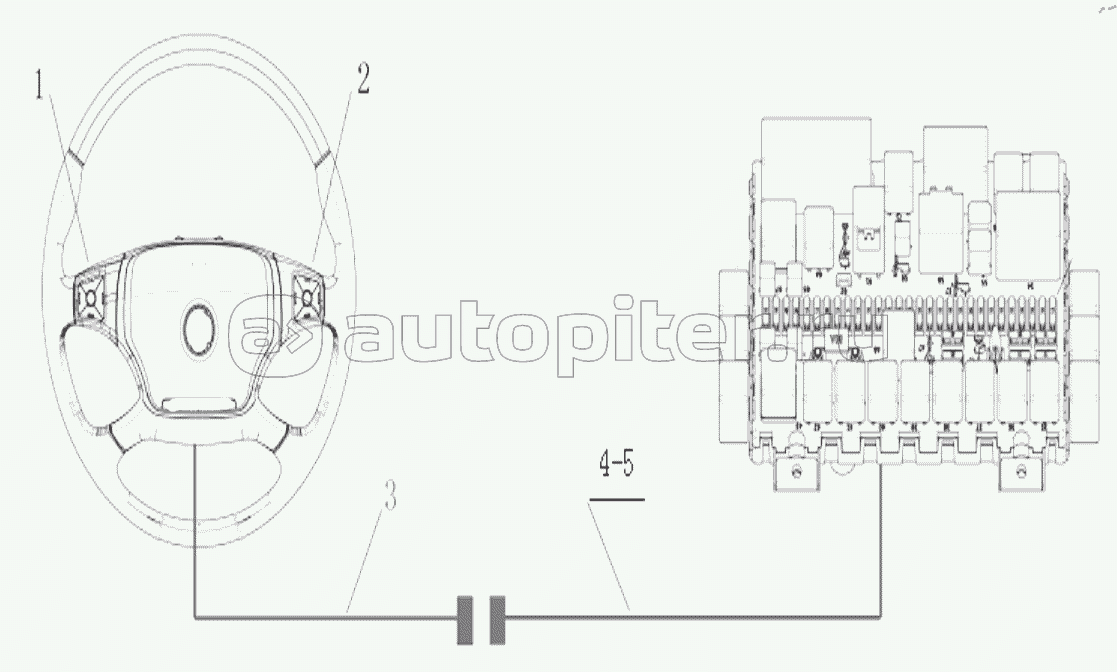 CAB ELECTRICAL/ADDITIONAL/MULTIFUNCTIONAL STEERING WHEEL (ISM)