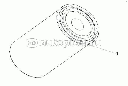 082V12501-7293/1 Топливный фильтр (Отмена насоса ручной подкачки топлива, Повышение фильтрующего элемента) (0475)