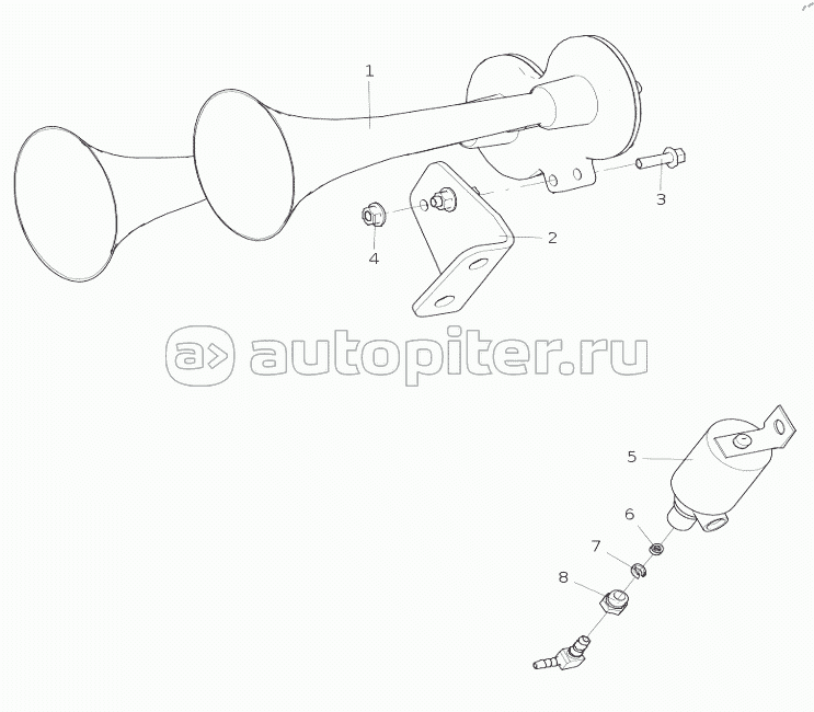 712-3240-0001 Устройство управления двухтональным воздушным гудком