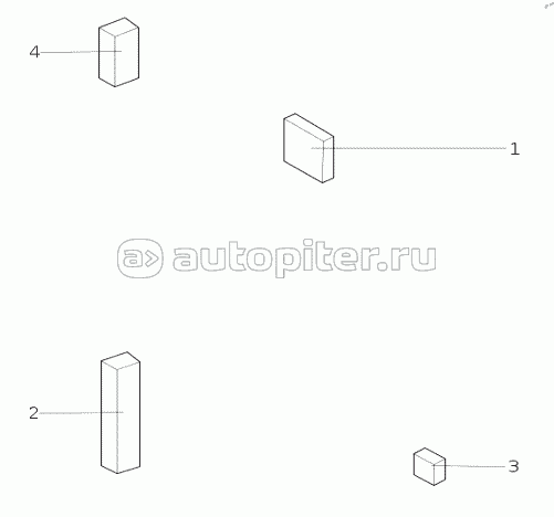AC16D61-070001 Широкофюзеляжная полувысокая крыша, обшитая опорными накладками