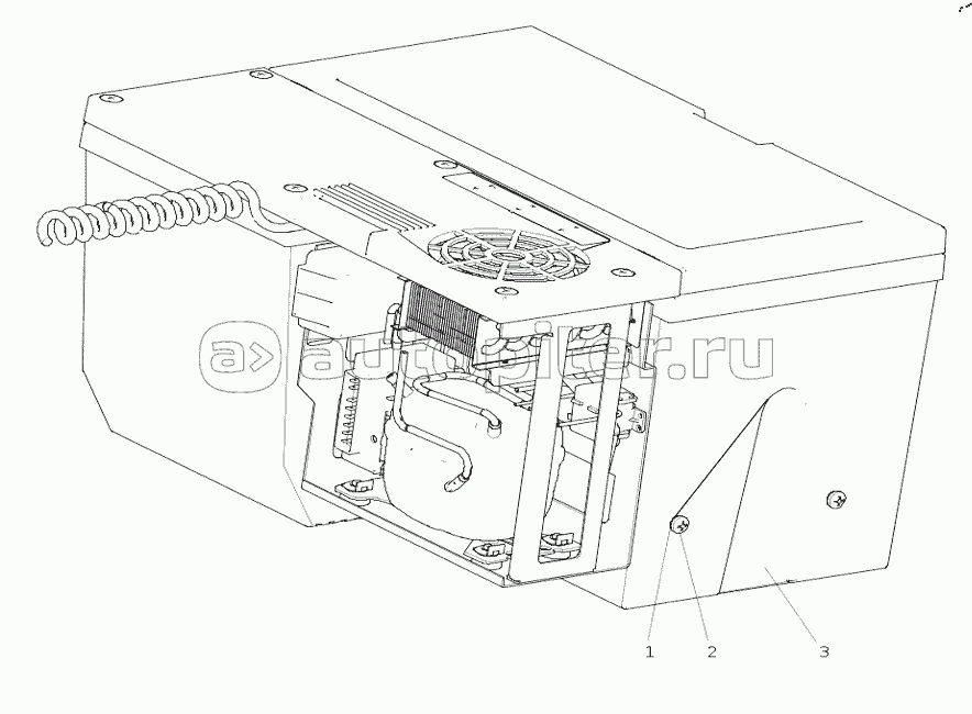 AC16D76-0000001 Подъёмный холодильник SITRAK (Подходящие ящики ,Двойная температурная зона ,30L)