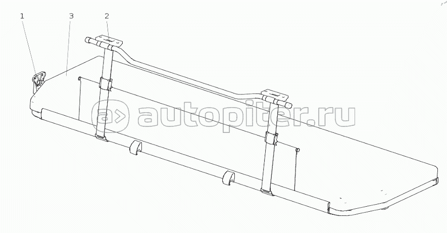AC16D57-0010001 Спальное место с подъемным верхом Shanteca (Премиум издание)