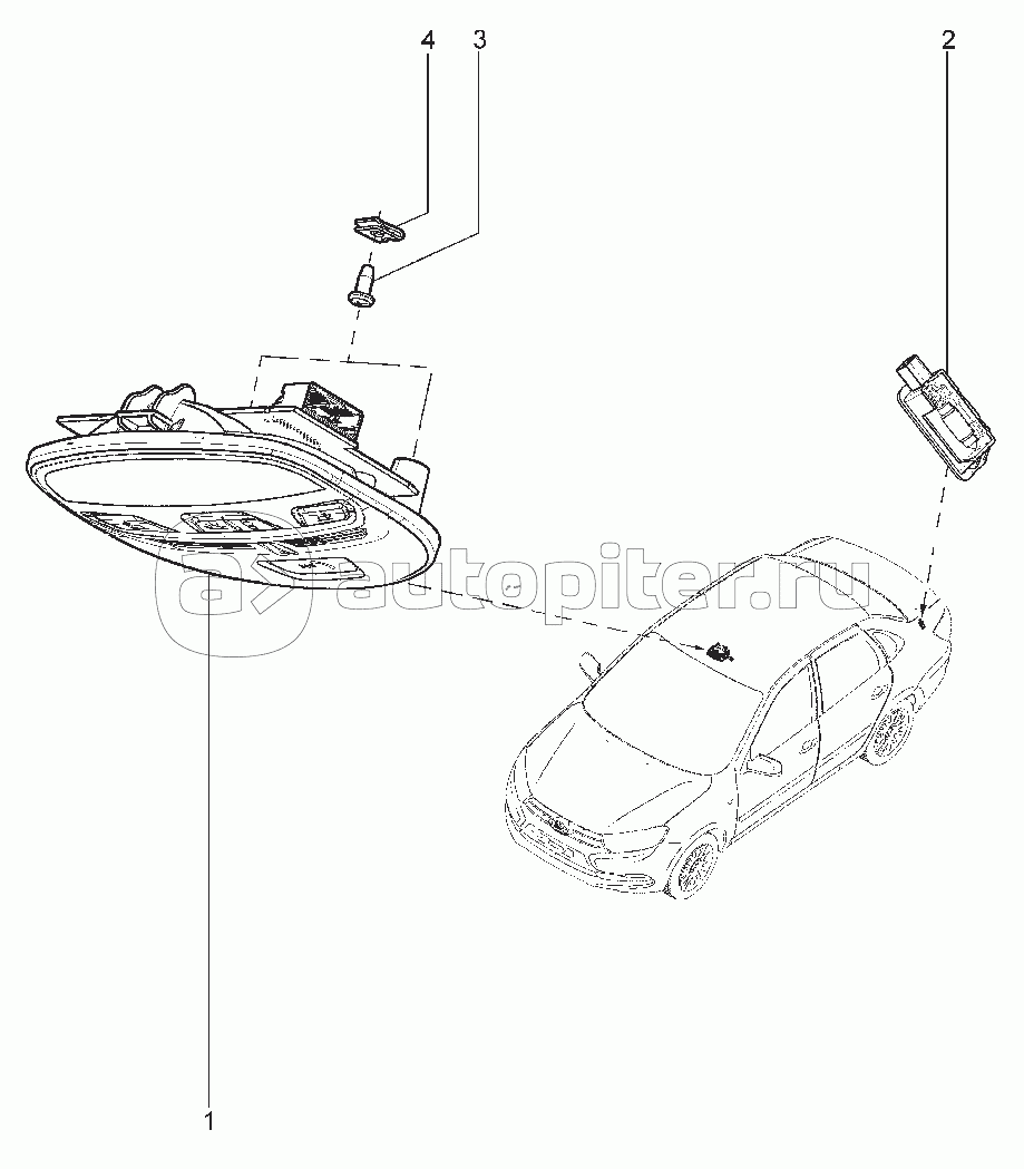 814210. ПЛАФОНЫ ОСВЕЩЕНИЯ САЛОНА (ЭРА ГЛОНАСС)