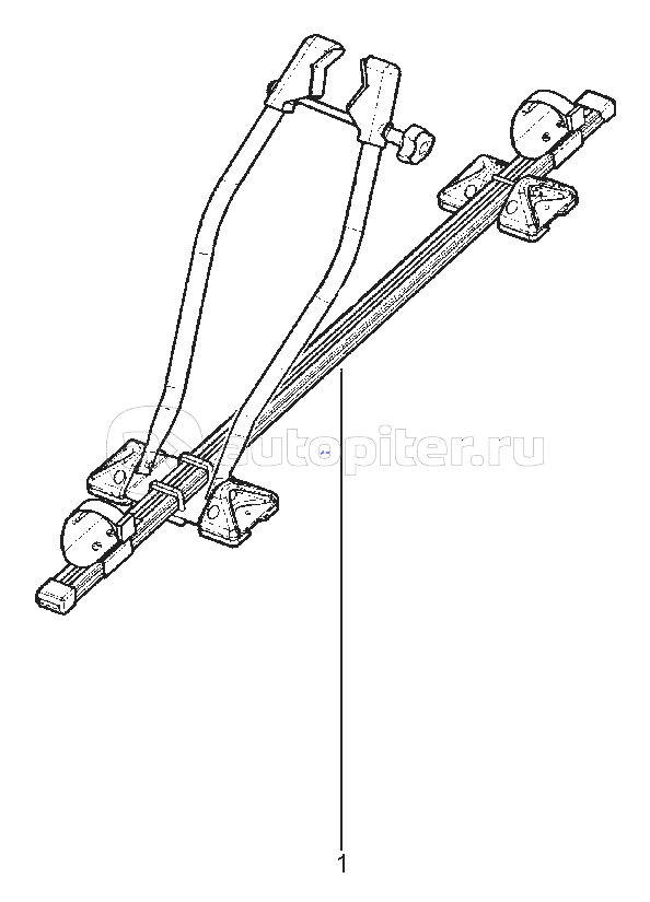 910610. КРЕПЛЕНИЕ ДЛЯ ПЕРЕВОЗКИ ВЕЛОСИПЕДА