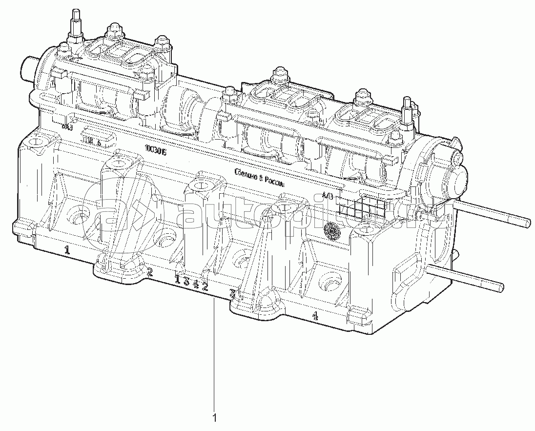112000. ГОЛОВКА БЛОКА ЦИЛИНДРОВ В СБОРЕ (8 КЛ.) не верный