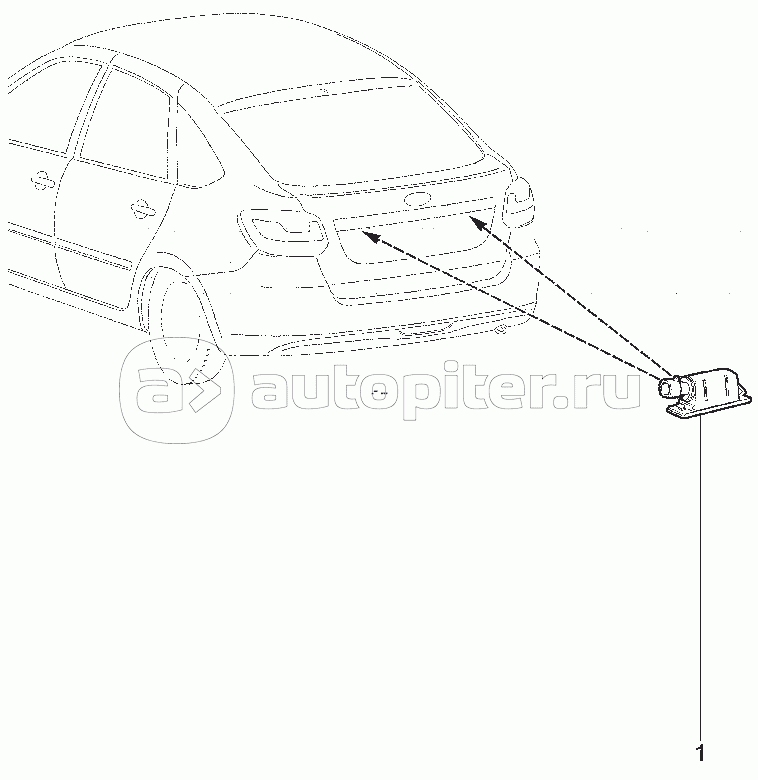 812010. ФОНАРЬ ОСВЕЩЕНИЯ НОМЕРНОГО ЗНАКА