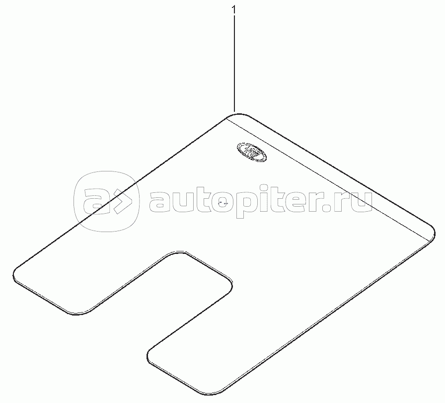 910712. КОВЕР БАГАЖНИКА УНИВЕРСАЛЬНЫЙ ПОГРУЗОЧНЫЙ