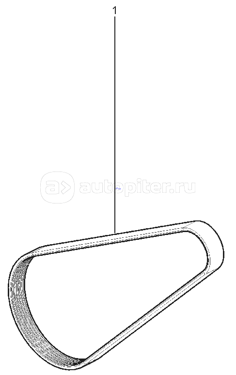 156010. РЕМЕНЬ ПРИВОДА ВСПОМОГАТЕЛЬНЫХ АГРЕГАТОВ (8 КЛ.)