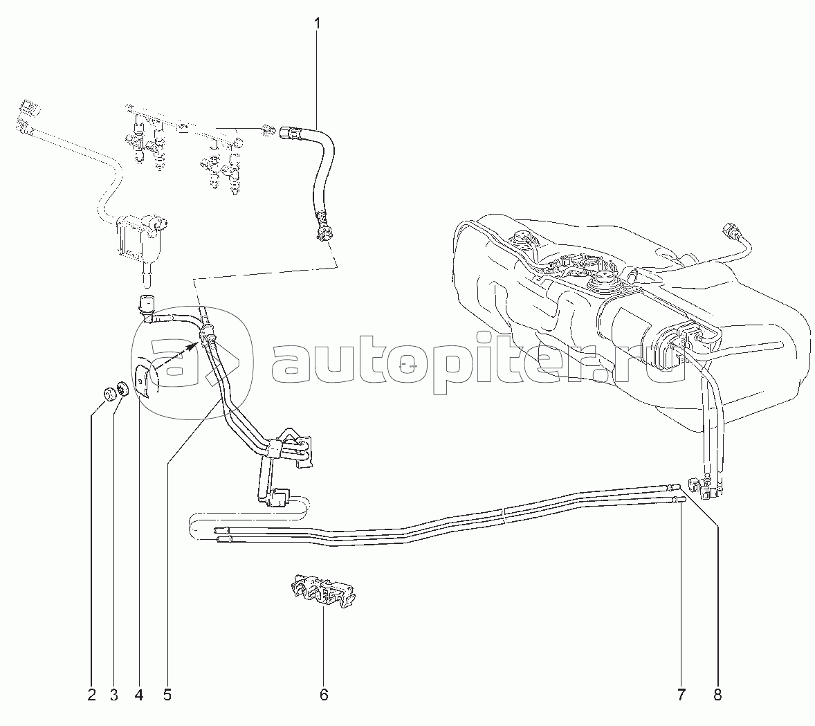 194010. ТРУБКИ ТОПЛИВНОЙ СИСТЕМЫ (8 КЛ.)