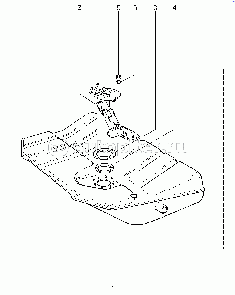 120220. Бак топливный (2131)(деталировка)