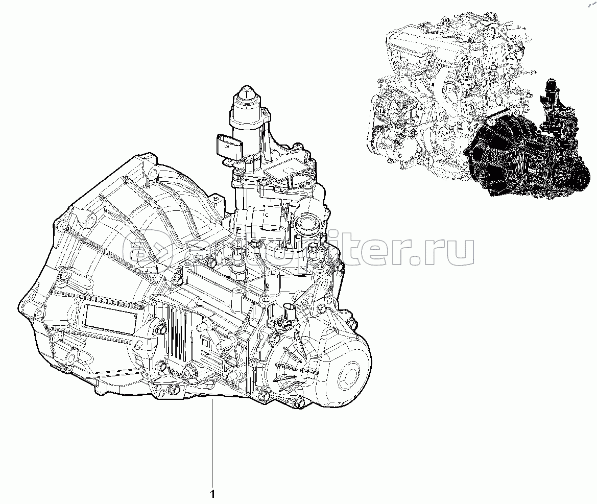 210310. Коробка передач роботизированная (2182 - BVR5)