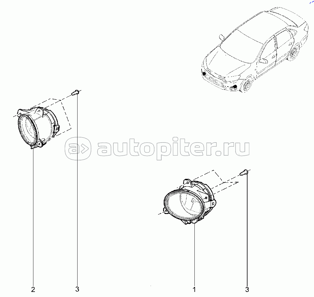 801110. Фары противотуманные до 30.07.2018
