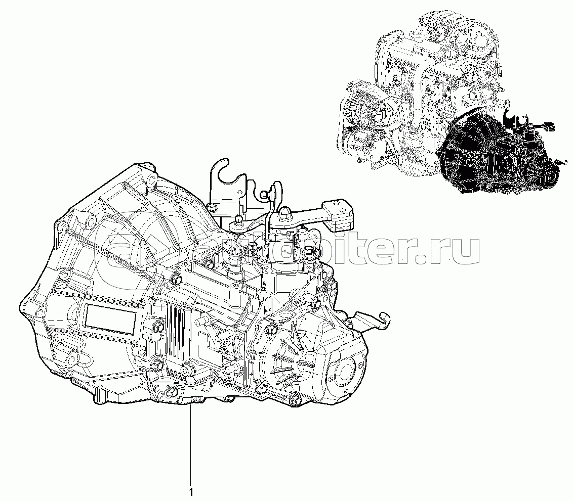 Коробка передач механическая(2180 - BVM5)