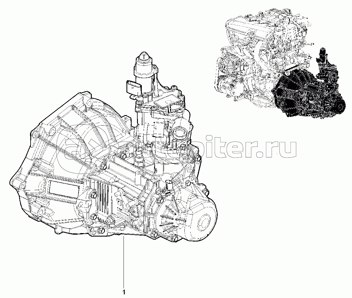 Коробка передач роботизированная (2182 - BVR5)
