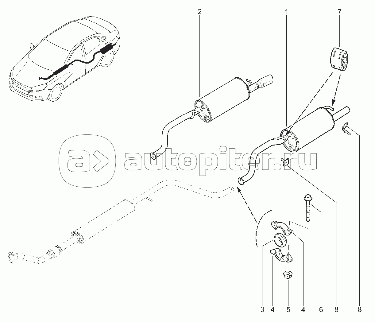 143110. ГЛУШИТЕЛЬ ОСНОВНОЙ (до 11.04.2017)