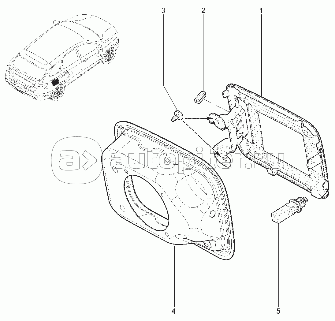193810. КРЫШКА ЛЮКА ТОПЛИВНОГО БАКА (с 31.08.2017)