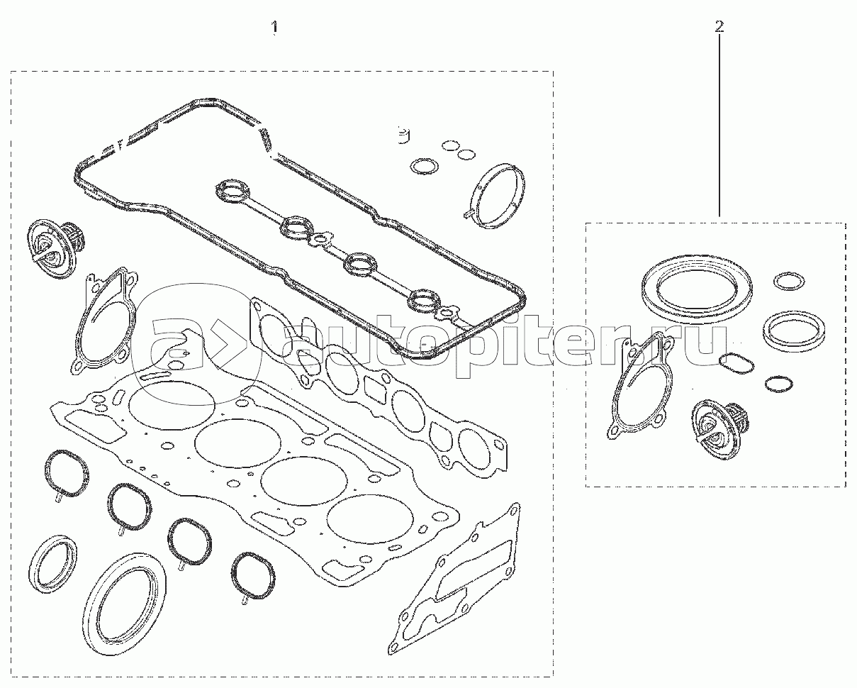 101111. КОМПЛЕКТ ПРОКЛАДОК ГОЛОВКИ ЦИЛИНДРОВ