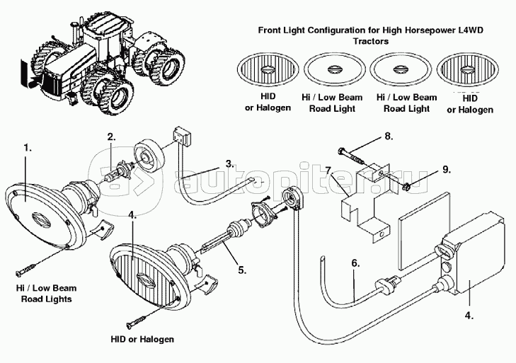 3LTS01 Световые приборы решетки радиатора