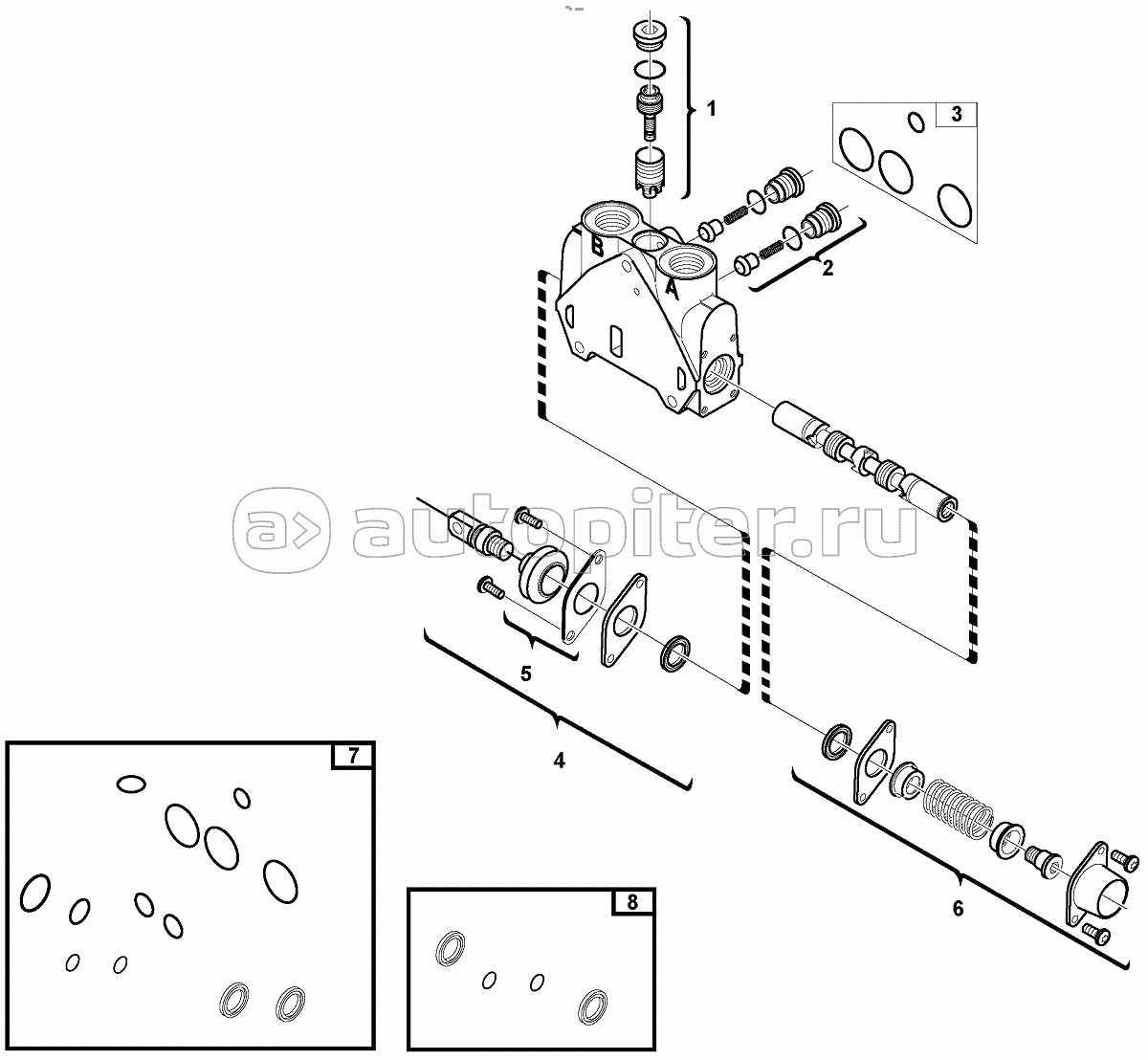 11895309, 11895310, 11895311, 11895312. Valve section