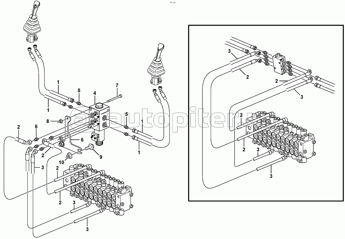 11895341 Servo system, Excavator controls