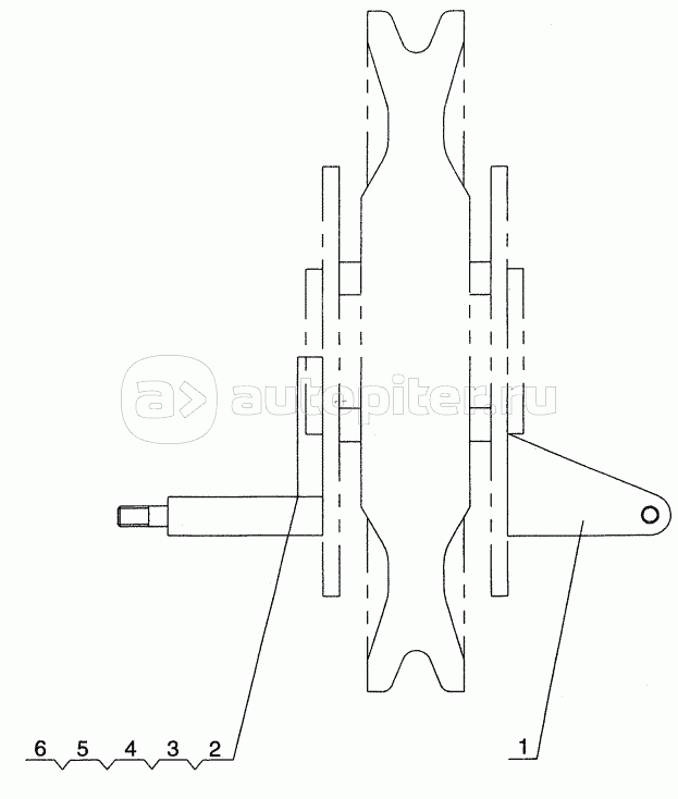 QY35K.11.4А Boom End Single Pulley Electric System