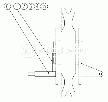 111201453 Boom End Single Pulley Electric System