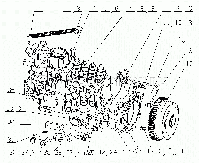 E02F8-1111000 Топливный насос высокого давления в сборе