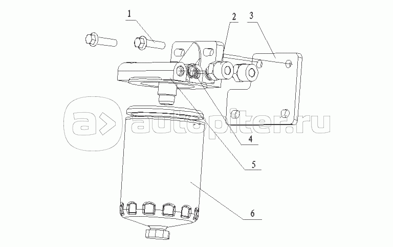 L3000-1105000/15 Топливный фильтр в сборе