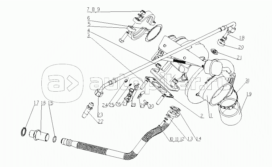 L330C-1118000/03 Турбонагнетатель в сборе