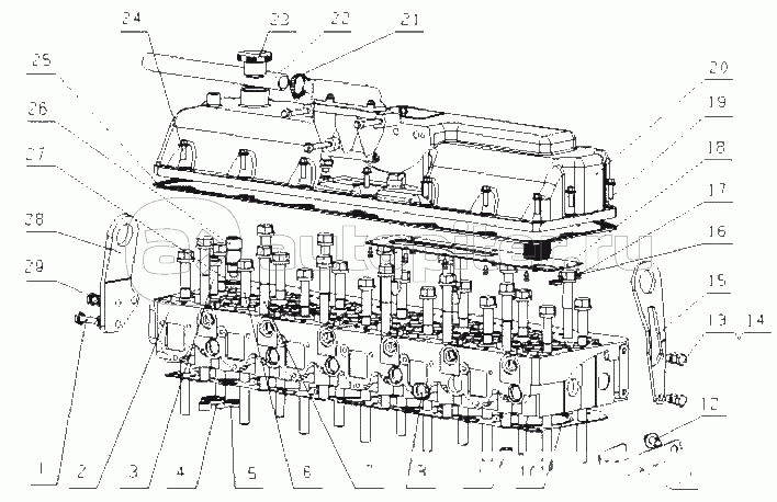 L30KA-1003000 Головка блока цилиндров в сборе