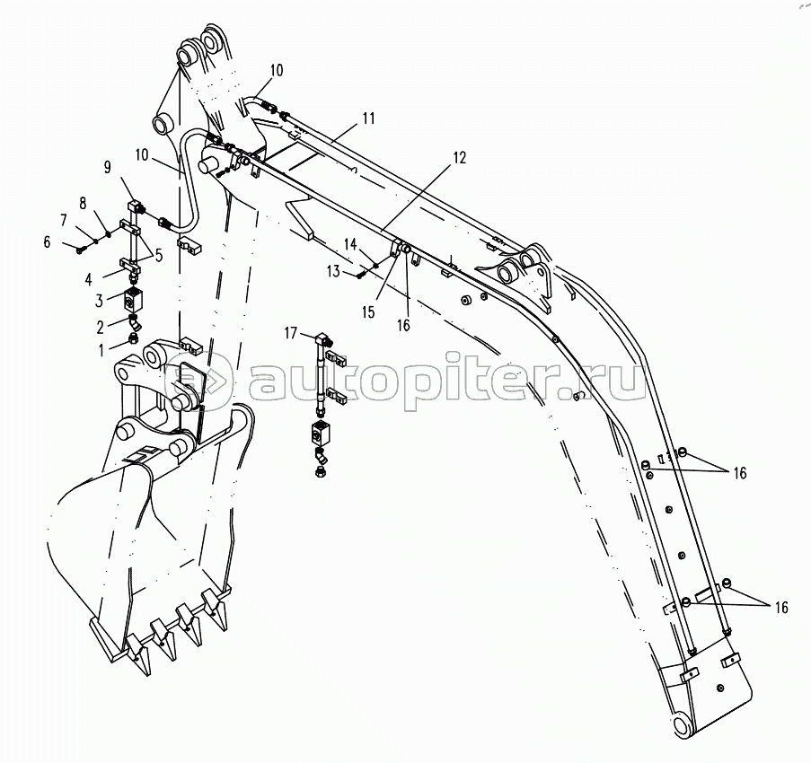 HYDRAULIC SYSTEM FOR ATTACHMENT EQUIPMENT 2 (APPLY TO 870C,870D TYPE,TOSHIBA SYSTEM)