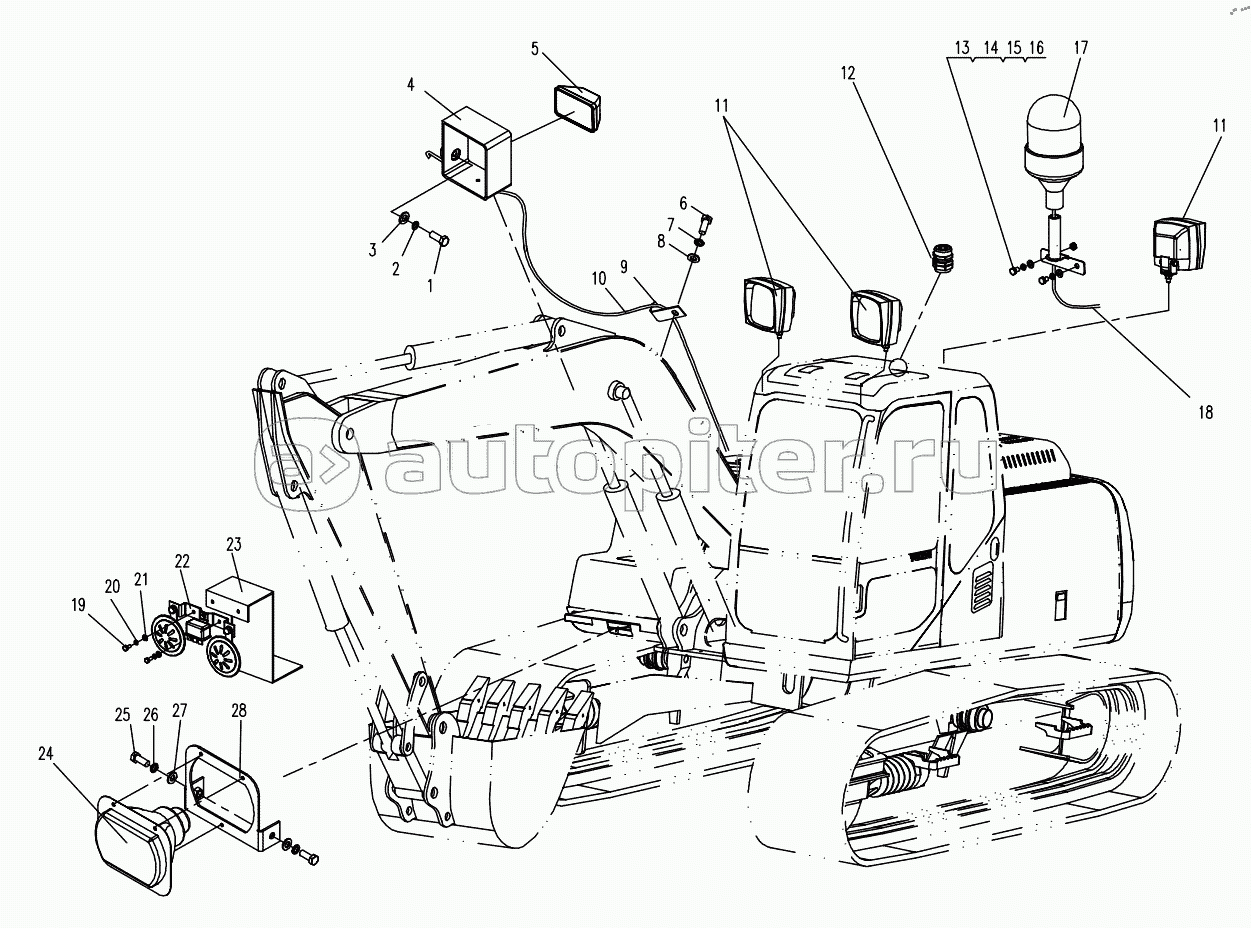 ELECTRICAL SYSTEM ELECTRICAL ASSEMBLY I (APPLY TO 870D TYPE)