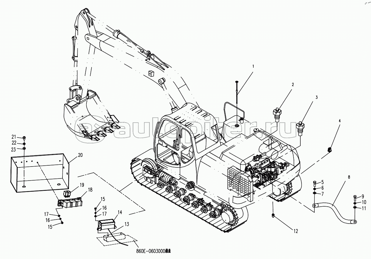ELECTRICAL SYSTEM ELECTRICAL ASSEMBLY III (APPLY TO 870C TYPE)