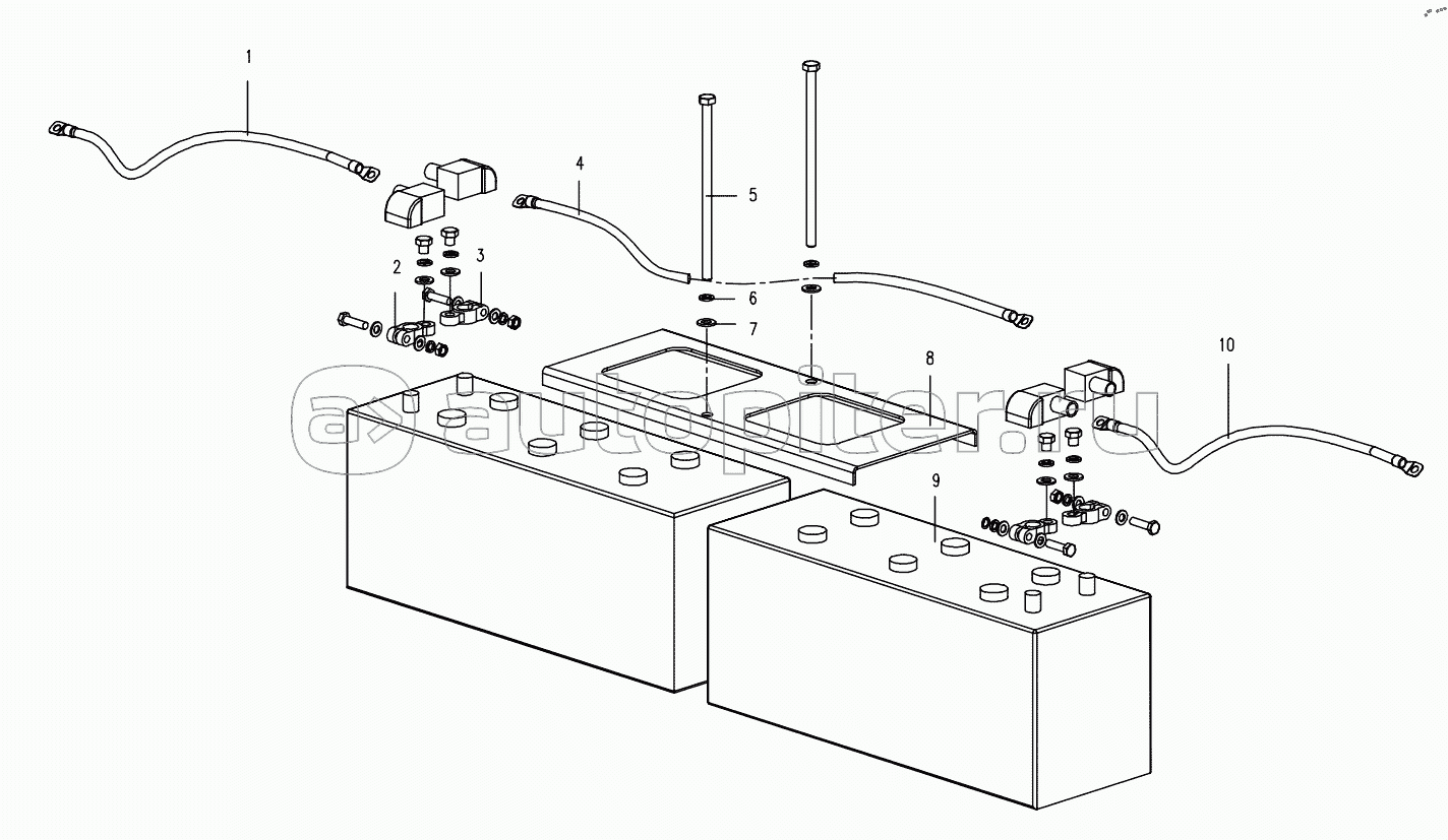 ELECTRICAL SYSTEM BATTERY SYSTEM (APPLY TO 870B,870C,870D TYPE)