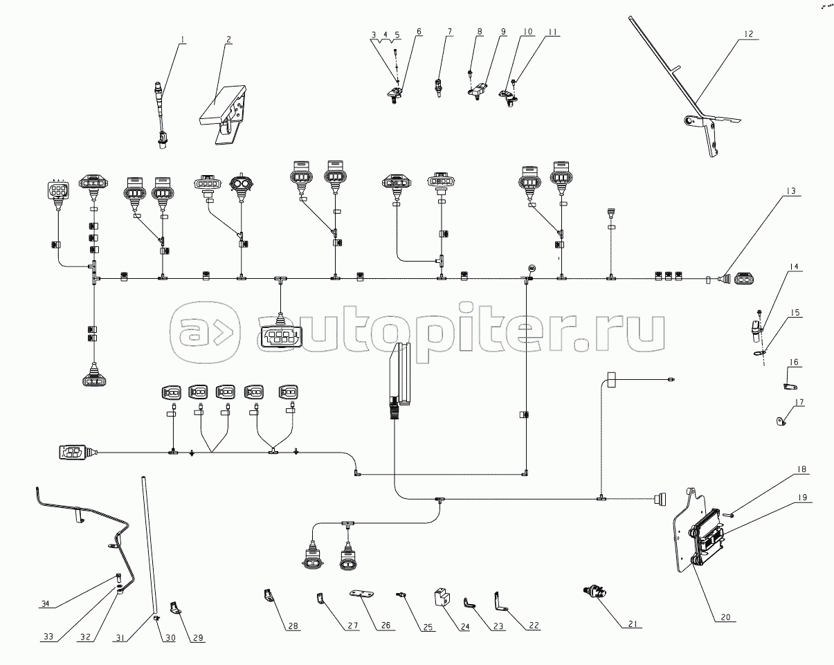 MN301-3823000/03 Controlling System Assembly