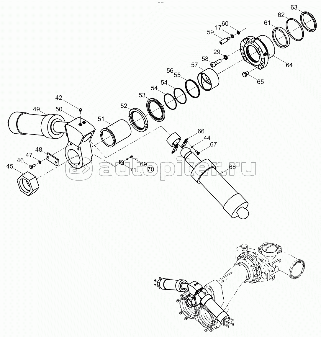 Distribution valve assembly 001690201A0000000