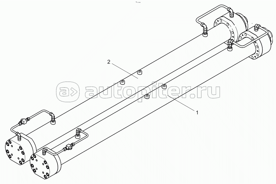 Pumping cylinder assembly 001696101A0000000