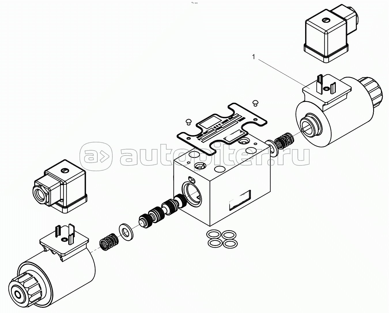 Electromagnetic reversing valve 1010300555