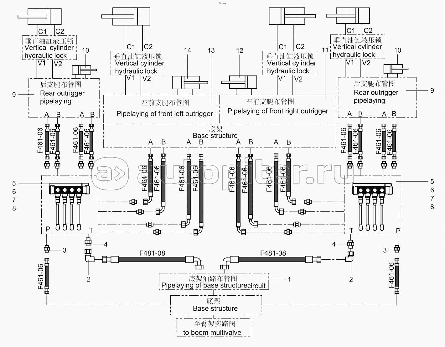 Chassis layout diagram 001615457A0000000