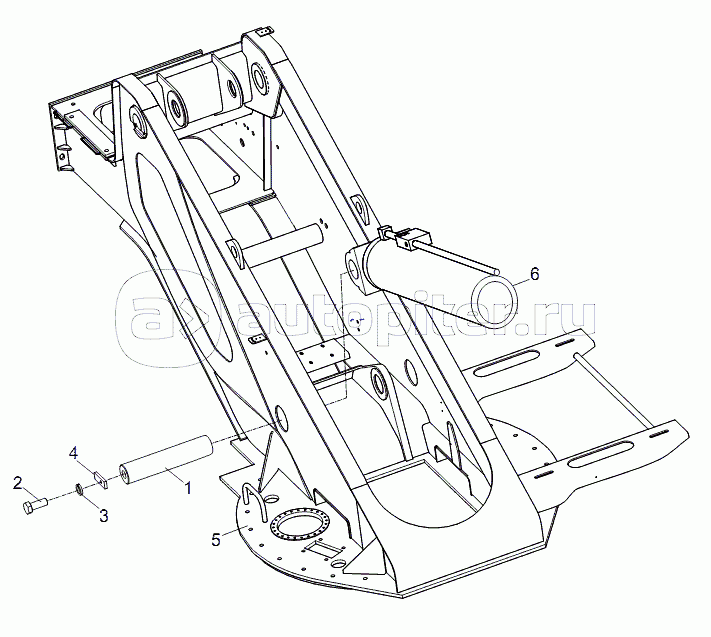 DERRICKING CYLINDER INSTALLATION D00755904700800000Y