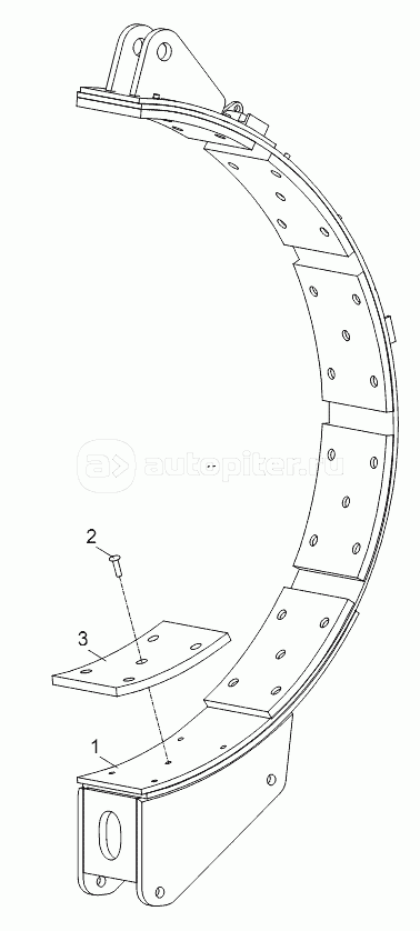 RIGHT BRAKE BAND ASSY. D00663113501620000Y