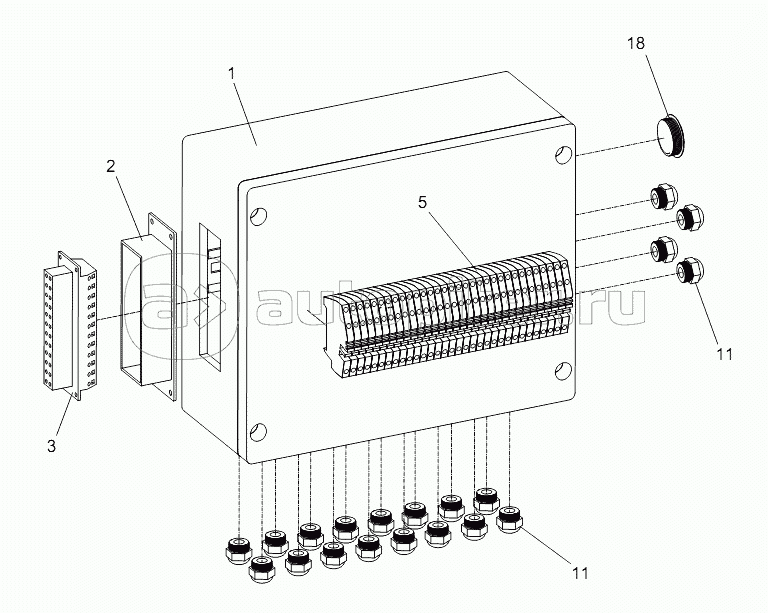 WIRE HARNESS OF JUNCTION BOX (2) D00663116300220001Y