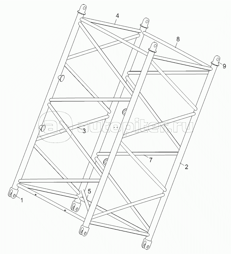 3M MAIN BOOM INTERMEDIATE SECTION WELDED D00663110100810000Y